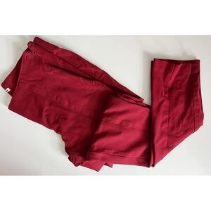 Dalia Collection • Red Skinny Trousers
